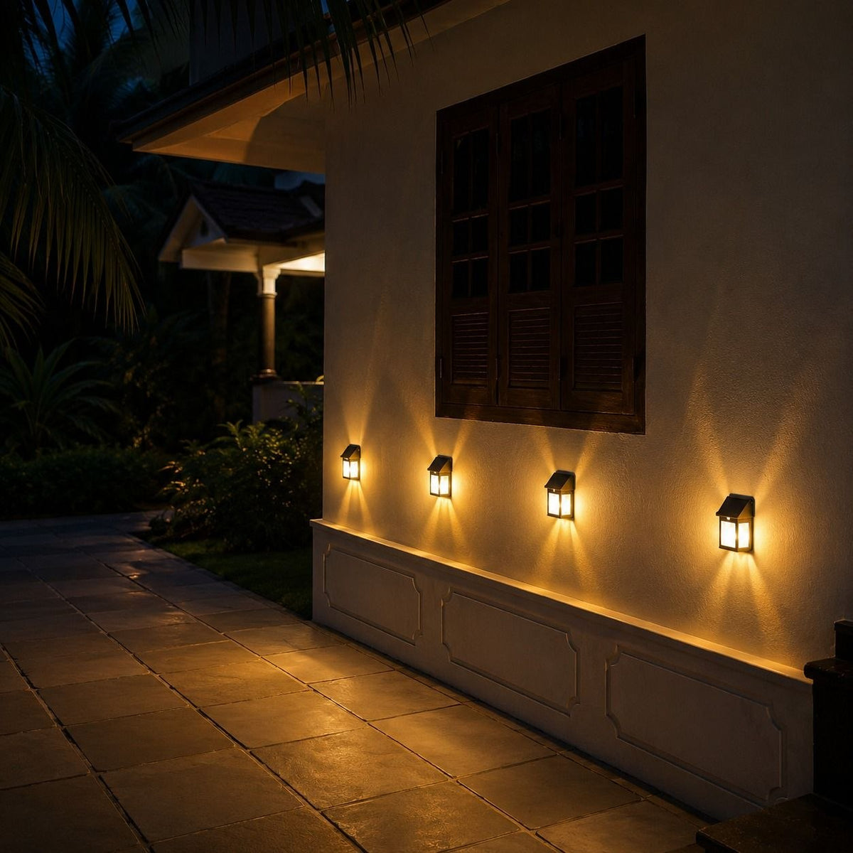 VESTRO Solar Motion Sensor Wall Light